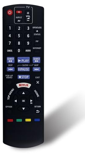 N2QAYB001029 Remote Control Replacement for Panasonic DMP-BDT167 DMP-BD84 DMP-BDT166 DMP-BDT165 DMP-BDT168 DMP-BD83 DMP-BD833 Blu-ray Disc DVD Player