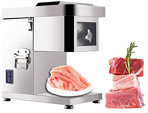 Affettatrice commerciale per carne, macchina per tagliare la carne, macchina per tagliare le verdure fresche in acciaio inox elettrico, macchina per affettare la carne, affettatrice professionale pe