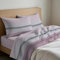 GC ARREDOCASA Set Lenzuola Letto Misura Francese - Scia Rosa - 100% Cotone Quadrifoglio - Un Completo Lenzuola Letto Francese Cotone Made in Italy (Mis. Francese/Queen Size)