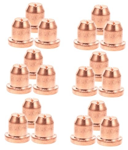 LOPUNER 20 Stück Teiliges Schneidbrenner Düsenspitzen Hochtemperatur Einfach zu Montieren Kompatibel mit Plasmaschneider für Effiziente Schneidleistung