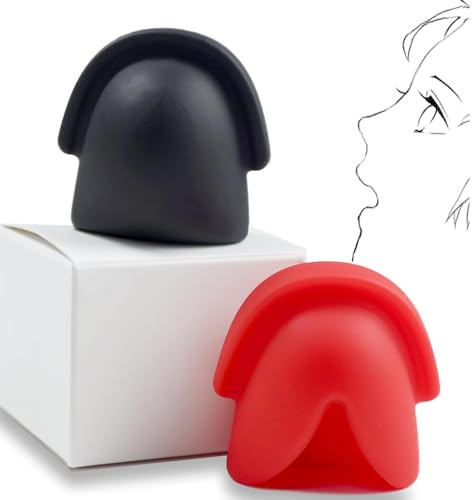 TCSKIOS Premium Silicone Invisible Bondage Ball Gag for Sex Games, Open Mouth Silicone Ball, Restraints Gag Mouth Plug, Extreme Fetish Adult Play Bondage Gag Ball Erotic Sex Toys for Couples (Red)