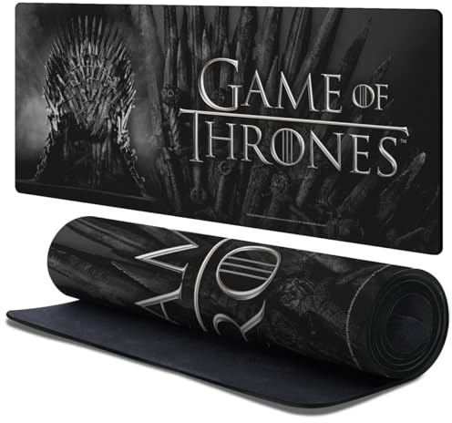 Head Case Designs sous Licence Officielle HBO Game of Thrones Trône de Fer Art Graphique 37.4 x 15.75 x 0.16 inches (900 x 400 mm) - XL Tapis De Souris pour Jeux Bureau PC Clavier