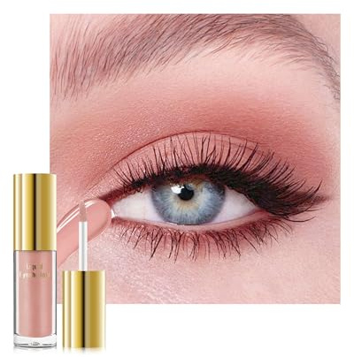 Ombretto liquido opaco vellutato, rosa liquid-to-powder, impermeabile | Ombretto liquido Blendable con finitura opaca naturale, a lunga durata, altamente pigmentato, vegano