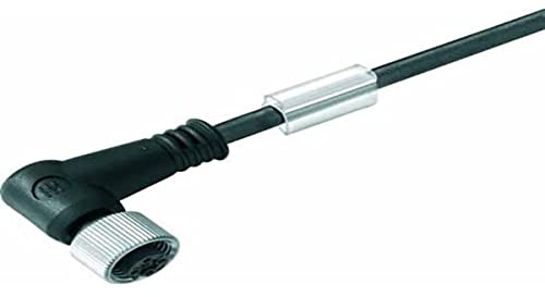 Weidmüller sail-m12bw-4-5.0u M12 5 M Black Cable Signal – Signal Cable (5 m, Black)