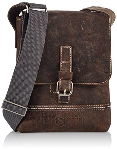 Bugatti Bags Uni Messenger Bag, HochformatKensington PUR, schwarz, 21x27x9, 49559602