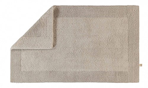 RHOMTUFT 4515316078 Badteppich mit Aussparung Prestige 60 x 60 cm, Aqua 80 x 160 cm Badteppich 320 Stone