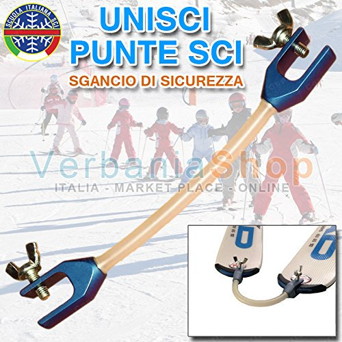 VB SHOP Morsetto Ferma Punte UNISCI Sci Alluminio ANODIZZATO Professionale Scuola Sci