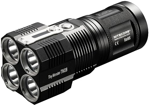 Nitecore TM28-6000 Lumen, integriertes Ladegerät, inkl. Akkus