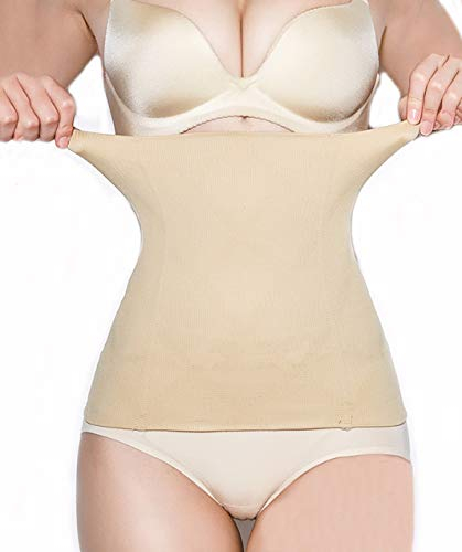 SURE YOU LIKE Damen Taille Trainer Cincher Korsett Tailenmieder Body Shape Bauchweg Gürtel, Beige, Tag M/L=Size EU(32-34)