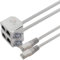 1aTTack.de Cat. 5e Patchkabeladapter Netzwerk Netzwerkkabel Splitter Ethernet/Ethernet 0 1 m 2 Stück