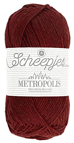 Scheepjes Metropolis Yarn 50g - 042 Lagos, Red
