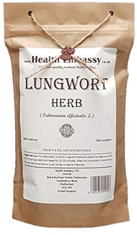 Health Embassy - Lungenkraut (Pulmonaria officinalis L) - Lungwort Herb (50g)
