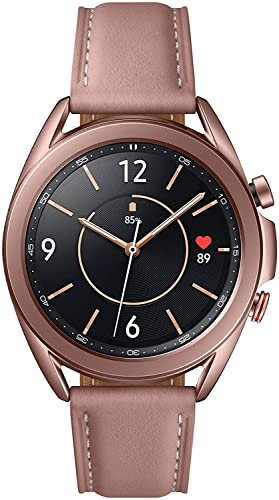 SAMSUNG Galaxy Watch 3 (41mm, GPS, Bluetooth, Unlocked LTE) Smart Watch with Advanced Health Monitoring, Fitness Tracking, and Long Lasting Battery - Mystic Bronze (US Version)