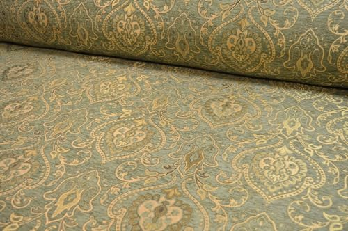 Möbelstoff Bezugsstoff Polsterstoff Meterware Stoff Jacquard Ornament Barok