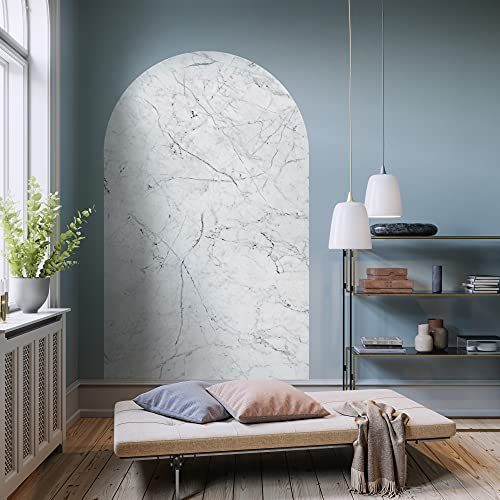 Komar selbstklebende Vlies Fototapete - Slab - Größe 127 x 200 cm (Breite x Höhe) - Tapete, Schlafzimmer, Wohnzimmer, Marmor, Stein - D1-062