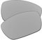 EZReplace Verres de rechange pour lunettes de soleil Oakley Tightrope OO4040 (verres polarisés), Métal argenté, taille unique