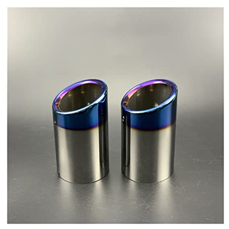 Für V-W Für P&assat B6 3C 2.0T 3.6 TT CC Für P&assat 1.8T 2.0T Für Käfer Für EOS Endschalldämpfer Endschalldämpfer Auto Endstück Kehle Auspuffrohr (Farbe : 3)