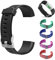 ID115Plus HR Bracelet de rechange coloré pour montre intelligente ID115Plus HR Fitness Tracker, Noir , montre intelligente