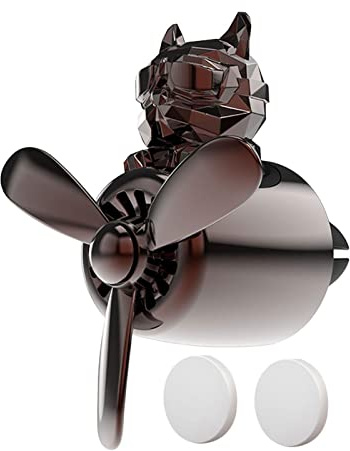 Keptfeet Auto Lufterfrischer Cartoon Bär Pilot Automobil Luftauslass Ventilator Kreative Auto Parfü Dekoration, Auto Duft Diffusor, Kreative Geschenke für Frauen ann