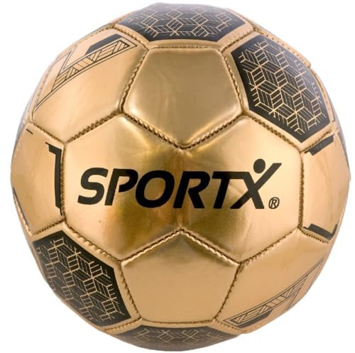 SportX - Metallic Gold (330-350g) Fußball - 1 Stück
