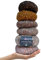 Baumwoll-Alpaka-Tweed, 3 DK, leichtes Kammgarn, verschiedene Varietäten, Bastelpackungen mit 6 Stück (800 m/300 g), weiche, flauschige Mischung zum Stricken und Häkeln, mehrfarbige Hüte, Schals,