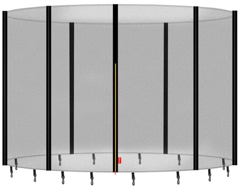 Baunsal® Trampolin Sicherheitsnetz Ø 183 185 244 250 275 277 300 305 335 337 366 370 396 400 427 430 457 460 487 490 (JS+EXD) Ersatzteile Netz Schutznetz Ersatznetz Gartentrampolin Outdoor