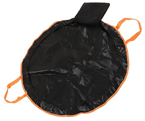 HEEPDD Wetsuit Changing Bag Oxford Cloth Soft Wetsuit Changing Mat Climbing Waterproof Retract Pull Rope (Orange Side)