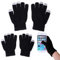 JITNGA 2 Paar Winterhandschuhe Warme Finger Touchscreen Handschuhe Arbeits Thermohandschuhe Winddichte Dehnbare Strickfäustlinge Solide Sporthandschuhe Für Damen Und Herren Bei Kaltem Wetter