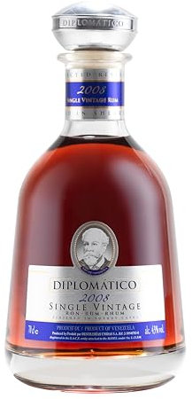 Diplomático Single Vintage Rum 2008 43% Vol. 0,7l in Giftbox