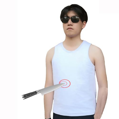 Concealed Stab Proof Vest, Tactical Lightweight Security Protection Stab-Resistant Vest for Male And Female, Level 4 Anti-Stab, Level 5 Anti-Cut, Lightweight & Breathable XXL