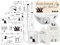 Sugeru Rub On Sticker - 4PCS Set | Sprüche Deko für Geburtstag, Raysin Keraflott, Silikonformen Gießformen, Hochzeit, Familie Folie für Möbel, Glas, Holz, Fotoalbum, Aufkleber Aesthetic (OsternⅠ)