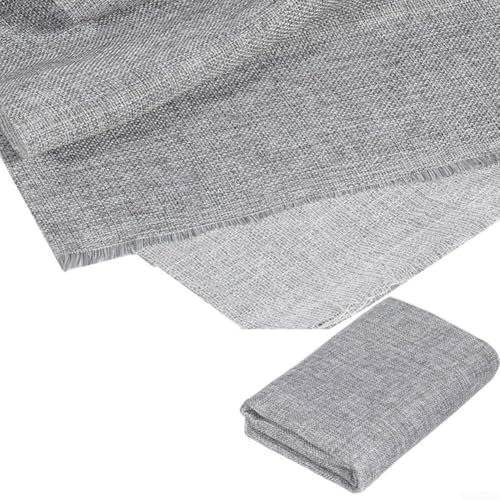 Breathable Protective Grill Cloth for Stage For Speakers, Dacron Material, White (Grey)