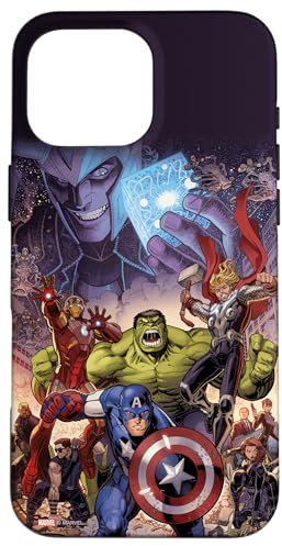 iPhone 16 Pro Max Marvel The Avengers Infinity Saga Comic Cover Case
