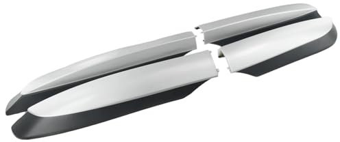 ZSGHJA Porte-Bagages de Voiture pour Toyota pour RAV4 pour XA40 2013-2018 Couvercle D'extrémité De Rail De Galerie De Toit De Voiture Couvercle De Coque De Porte-Bagages Roof Rack Cross Bars