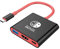AHGEIIY Switch Dock di ricambio per dock ufficiale Nintendo Switch, dock per switch portatile 3 in 1 adattatore TV con porta HDMI 4K USB 3.0 PD compatibile con Switch OLED Steam Deck