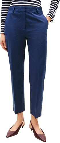 Tommy Hilfiger Damen Chino Hose Md Core Slim Straight Pant Slim Fit