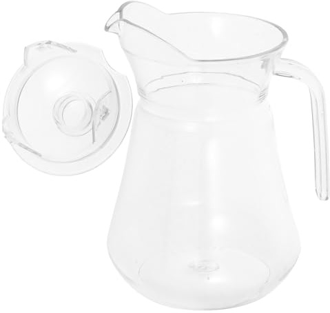 Caraffa in Acrilico 1L per Succo, Resistente Caldo e Freddo