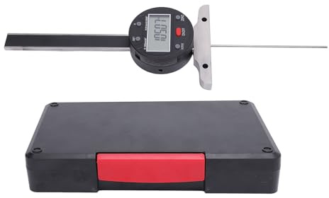 Profondimetro elettronico Display LCD da 001 mm Misuratore di profondità da 0 100 mm per la costruzione automobilistica della lavorazione del legno