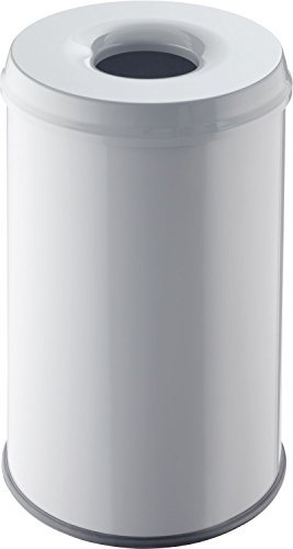 Helit H2515682 - Sicherheits-Abfallbehälter, 30 Liter, lichtgrau