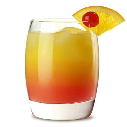 Libbey Endessa Double Old Fashioned Tumblers 13oz / 370ml - Set of 4 | 37cl Glasses, Whiskey Tumblers