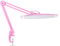 Neatfi XL 2,200 Lumens LED Desk Lamp with Clamp, 24W Bright, 50CM Wide LED Lamps, 4 Level Brightness, Dimmable, Eye-Caring, Desk Light for Bedroom & Office (Non-CCT with Clamp, Pink)