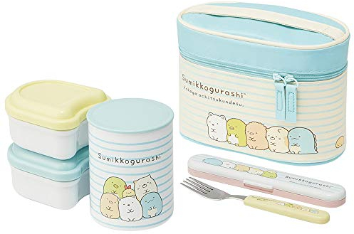 SKATER Lunchbox Lunch Jar SC G 560ml KCLJC6 - Schwarz - Isoliert - 240ml - 2 Abteilungen - Reißverschluss - Rechteckig - Zeitgenössisch - Unisex - Office, School, Travel