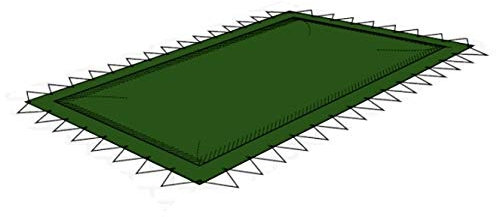 Risaliti Piscine Copertura Invernale CopriPool Max 240 Rettangolare 500x300 con Occhielli perimetrali e Corda Elastica; 240 gr/mq