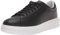 ARMANI EXCHANGE Venice Con Logo Ricamato Sulla Suola Della Piattaforma, Scarpe da ginnastica Uomo, Nero, 41 EU