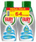 Fairy Gel Lessive Lave-vaisselle - 64 Lavages - 2 bouteilles de 32 lavages - Citron