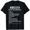 Panzer - 10 Dinge die ich im Leben will - Militär-Tank-Fan-T-Shirt, Schwarz, Klein