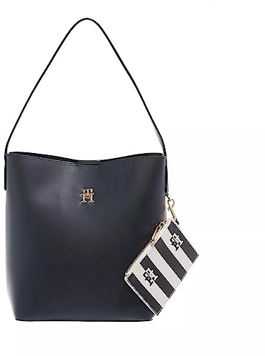 TOMMY HILFIGER Iconic Tommy Bucket Bag Space Blue