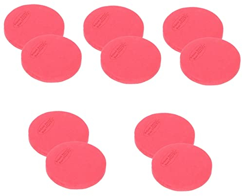 MILISTEN 10 Stk Pedalauflage Schlagzeug Aufkleber Drumpads Üben Drumpad Und Sticks Trommelschalldämpfung Becken-dämpfer-matte Kontrabass Flecken Trommelhaut Patch Drum-pad Baumwolle
