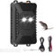 12V Ultrasónico Repelente de Martas para Automóviles, con Luz Intermitente, Ahuyentador de Topos para Automóviles, Ultrasónico Ahuyentador de Ratas, Ahuyentador de Gatos Exterior, para Cochera, Casa