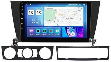 YLOXFW Android 12.0 Autoradio Stereo Navi mit 4G WiFi DSP Carplay für B-MW 3er E90 E91 E92 E93 2005-2013 Sat GPS Navigation 9 Zoll Touchscreen Multimedia Video Player FM BT Receiver,M200s